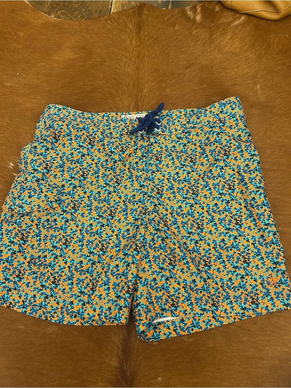 Original Penguin by Unsing Wear Sz M Mens Swim Trunks Board Shorts Digital Camo